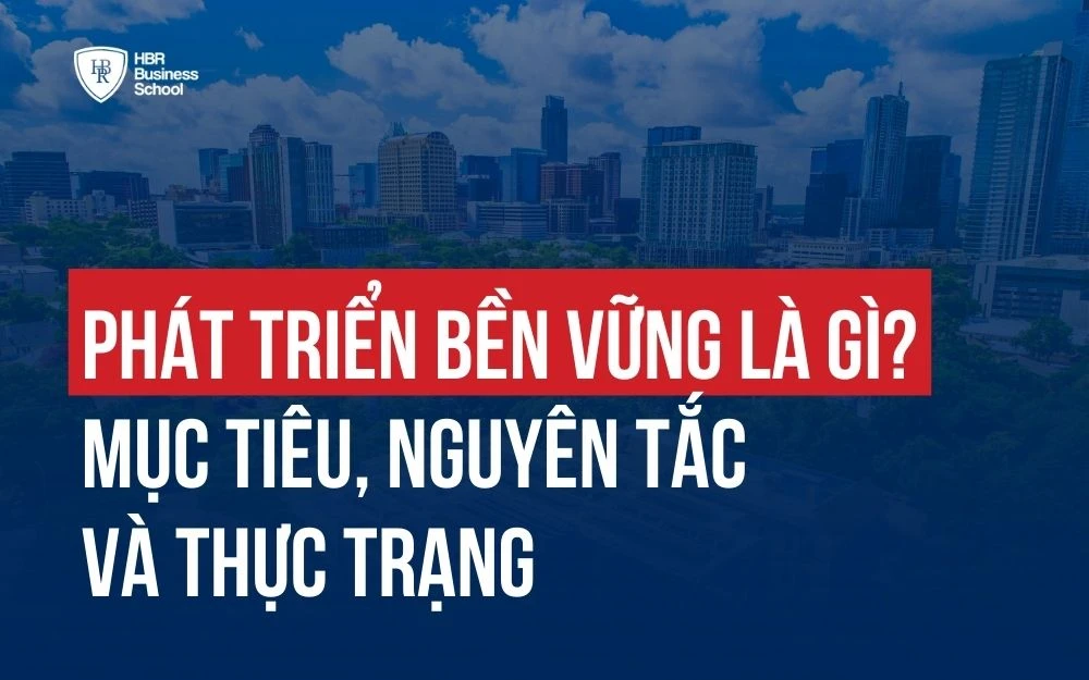 PHÁT TRIỂN BỀN VỮNG LÀ GÌ? MỤC TIÊU, NGUYÊN TẮC VÀ THỰC TRẠNG