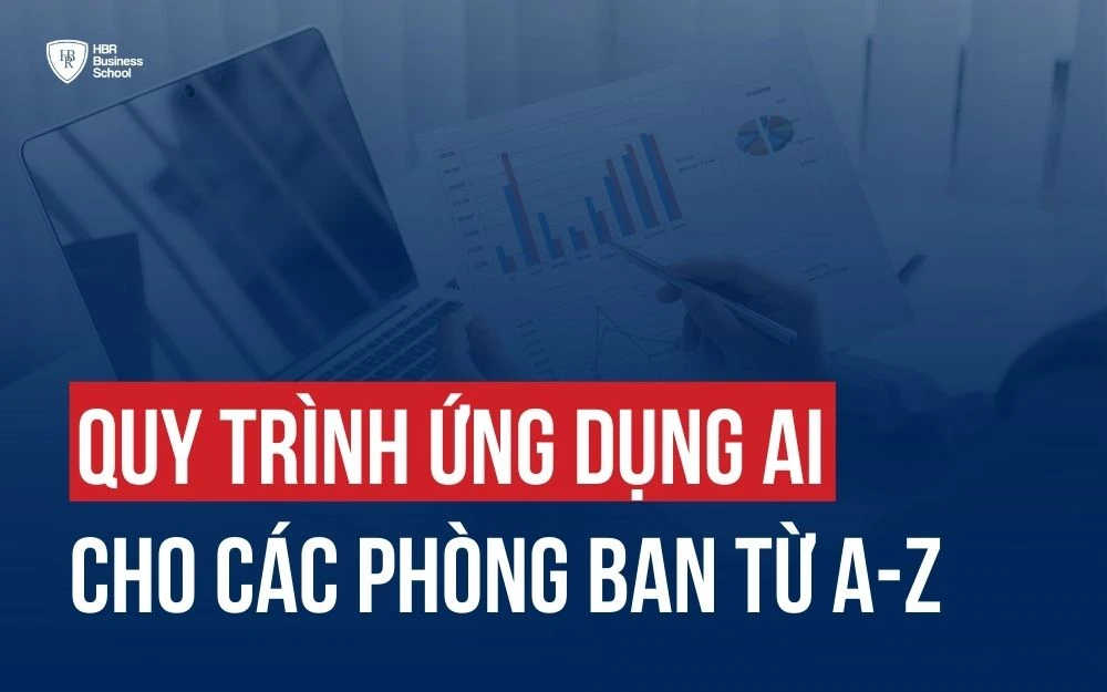 QUY TRÌNH ỨNG DỤNG AI CHO CÁC PHÒNG BAN TRONG DOANH NGHIỆP TỪ A-Z