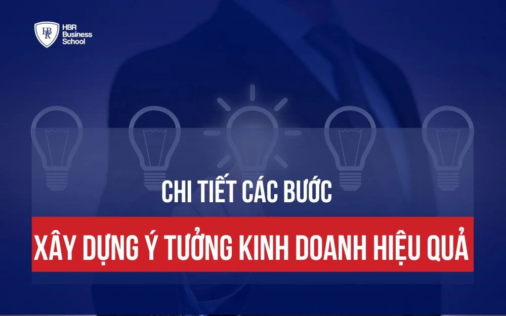 CHI TIẾT CÁC BƯỚC XÂY DỰNG Ý TƯỞNG KINH DOANH HIỆU QUẢ