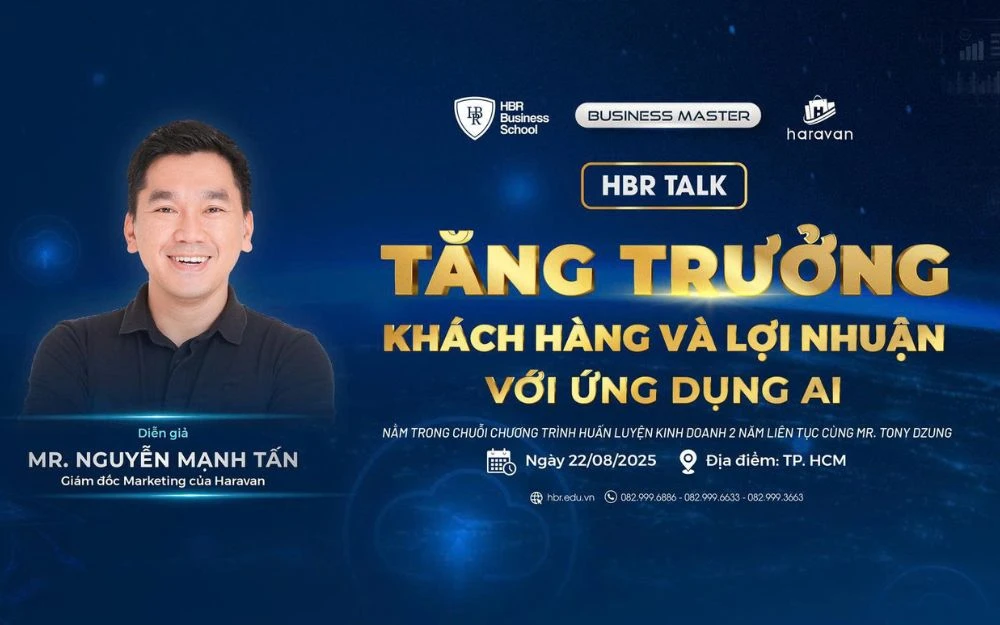 HBR TALK: TĂNG TRƯỞNG KHÁCH HÀNG VÀ LỢI NHUẬN VỚI ỨNG DỤNG AI