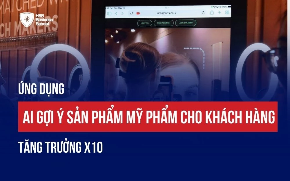 ỨNG DỤNG AI GỢI Ý SẢN PHẨM MỸ PHẨM CHO KHÁCH HÀNG TĂNG TRƯỞNG X10