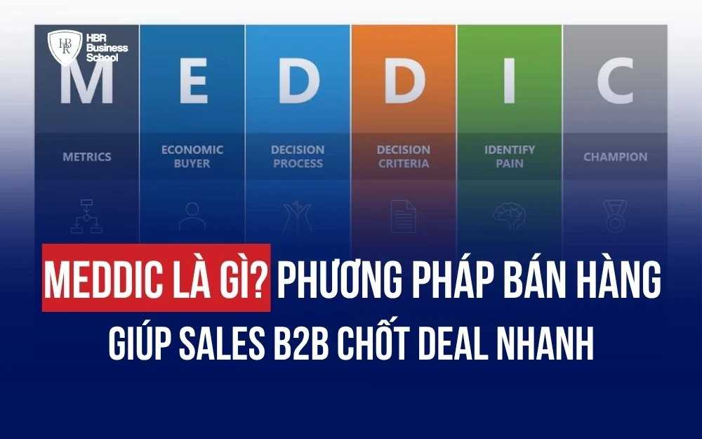 MEDDIC LÀ GÌ? PHƯƠNG PHÁP BÁN HÀNG GIÚP SALES B2B CHỐT DEAL HIỆU QUẢ