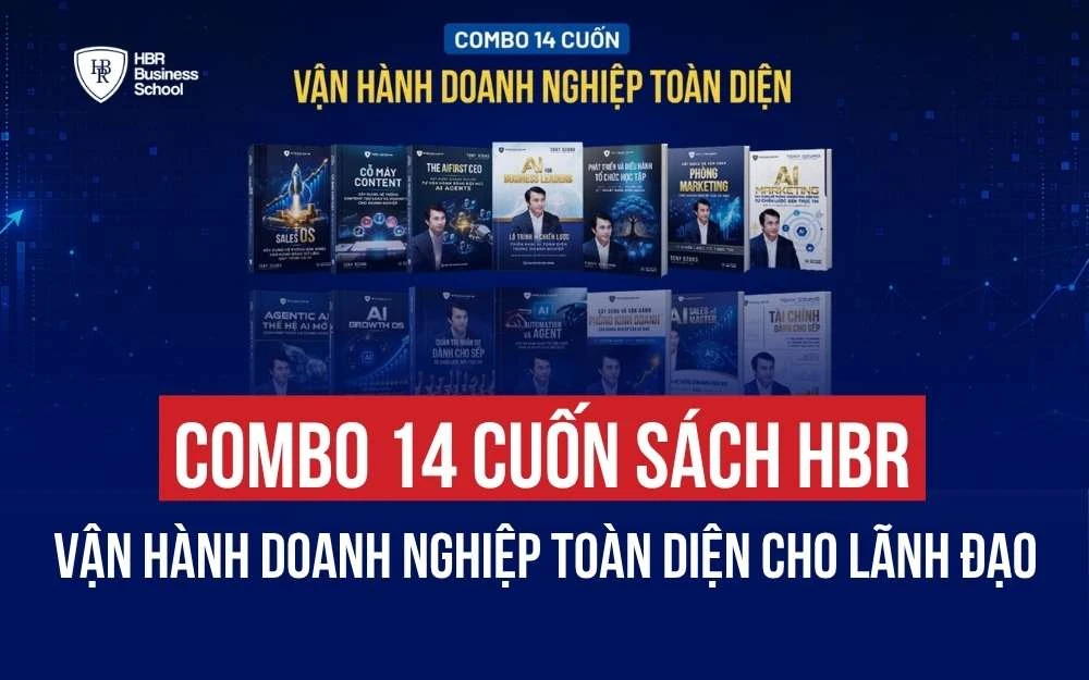 COMBO 14 CUỐN SÁCH VẬN HÀNH DOANH NGHIỆP TOÀN DIỆN CHO LÃNH ĐẠO TẠI HBR
