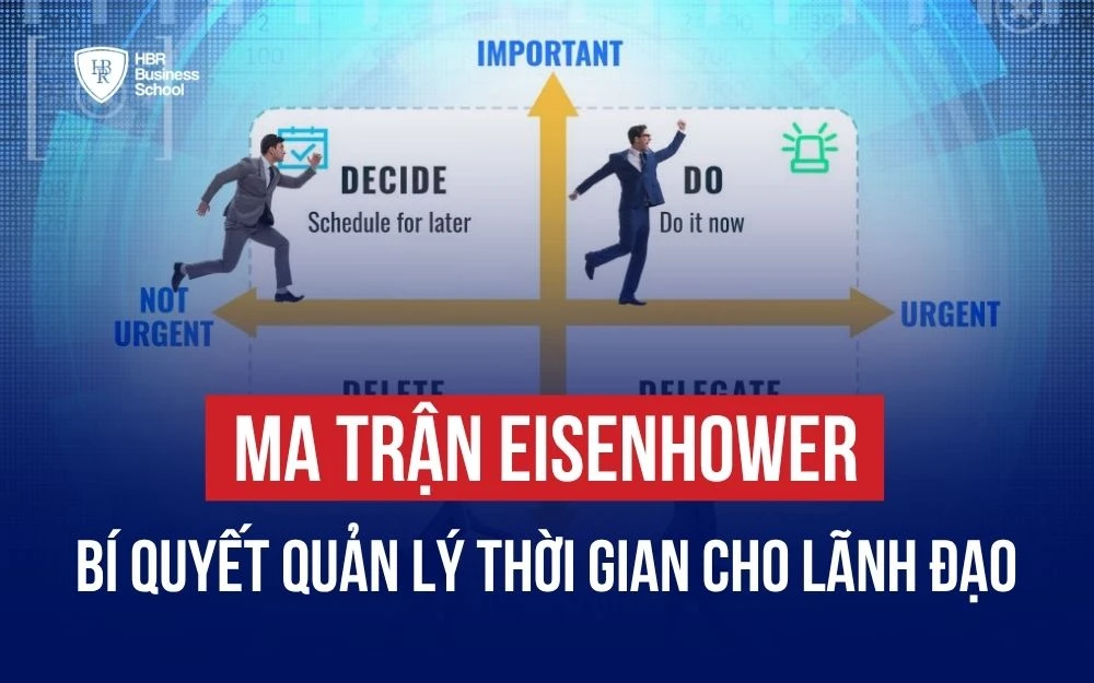 MA TRẬN QUẢN LÝ THỜI GIAN EISENHOWER: CÁCH NÂNG CAO NĂNG SUẤT CHO LÃNH ĐẠO