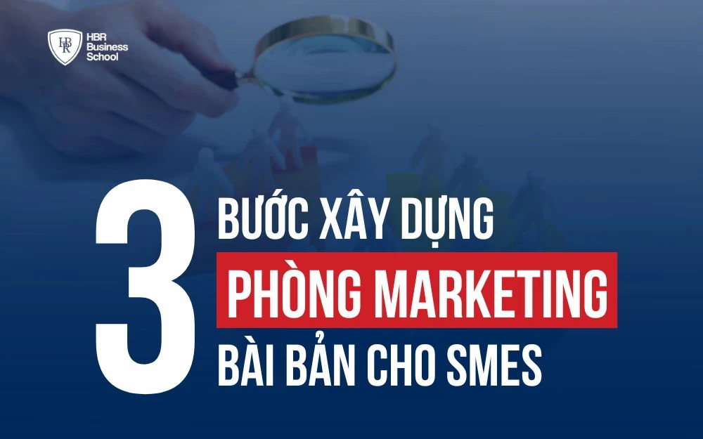 CÁCH XÂY DỰNG PHÒNG MARKETING BÀI BẢN TỪ A ĐẾN Z CHO DOANH NGHIỆP