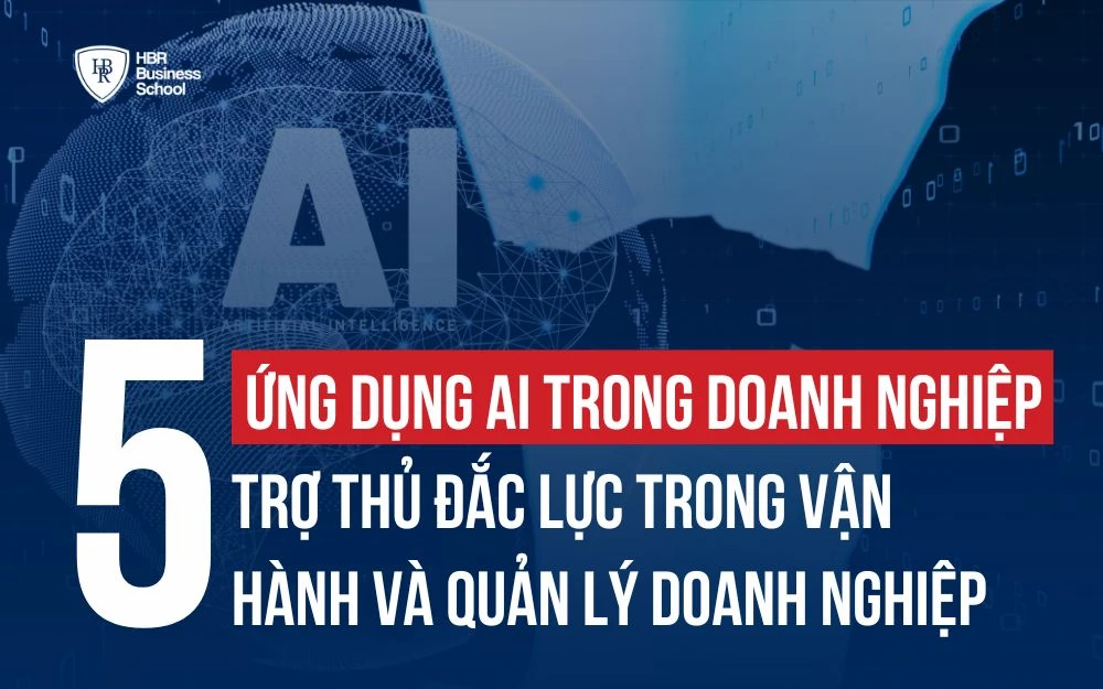 5 ỨNG DỤNG AI TRONG DOANH NGHIỆP - TRỢ THỦ ĐẮC LỰC CỦA LÃNH ĐẠO