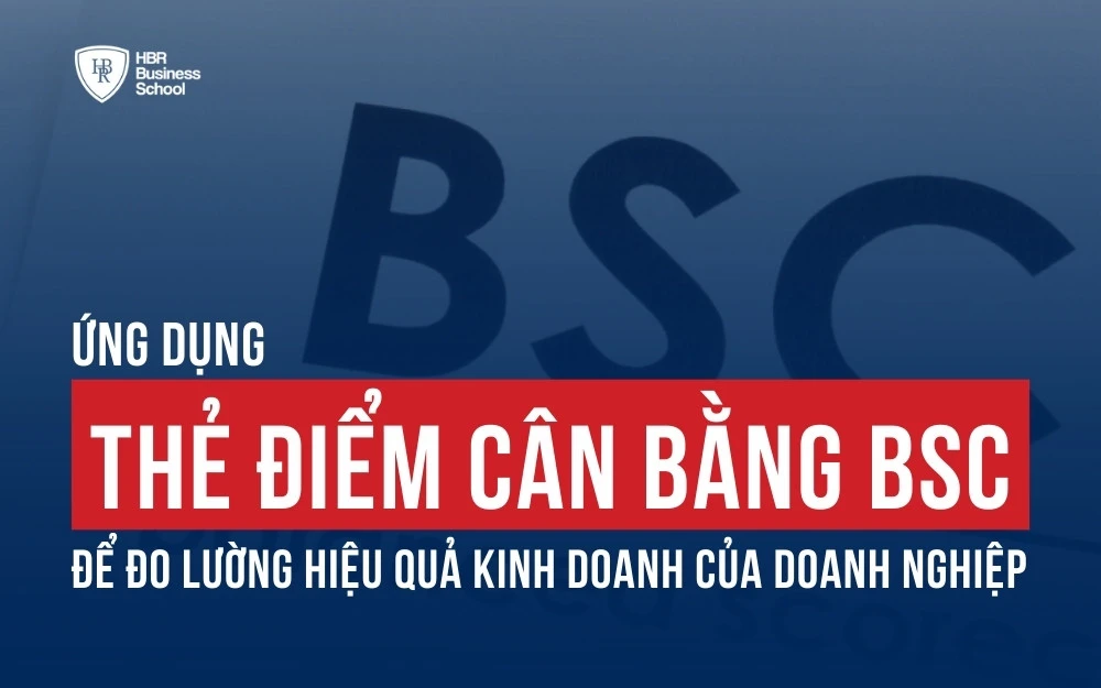 ỨNG DỤNG THẺ ĐIỂM CÂN BẰNG BSC ĐỂ ĐO HIỆU QUẢ KINH DOANH