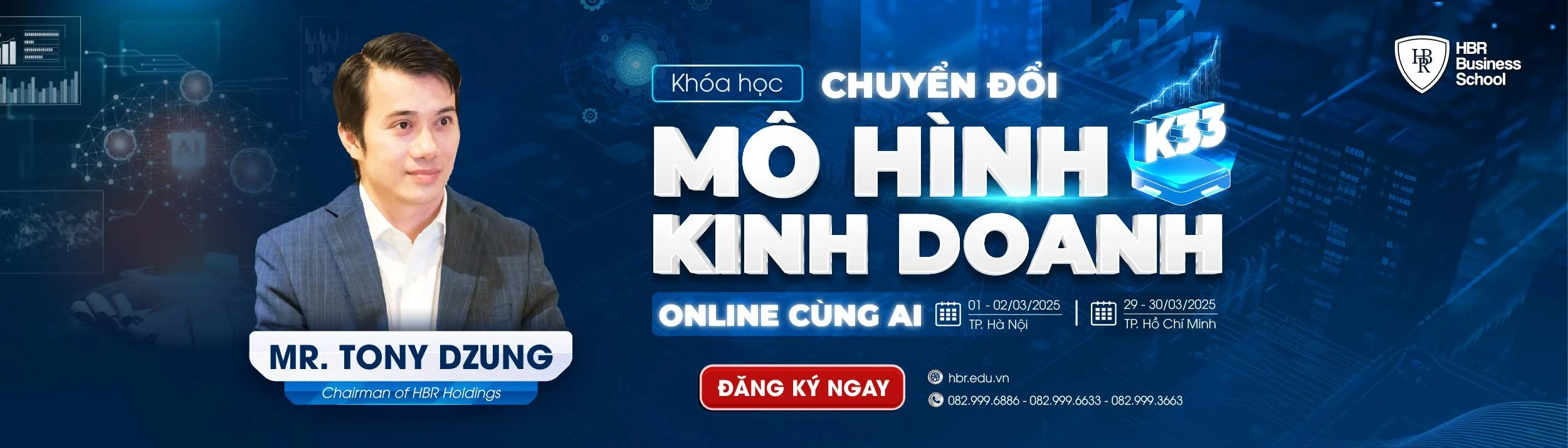 CHUYỂN ĐỔI MÔ HÌNH KINH DOANH ONLINE CÙNG AI K33