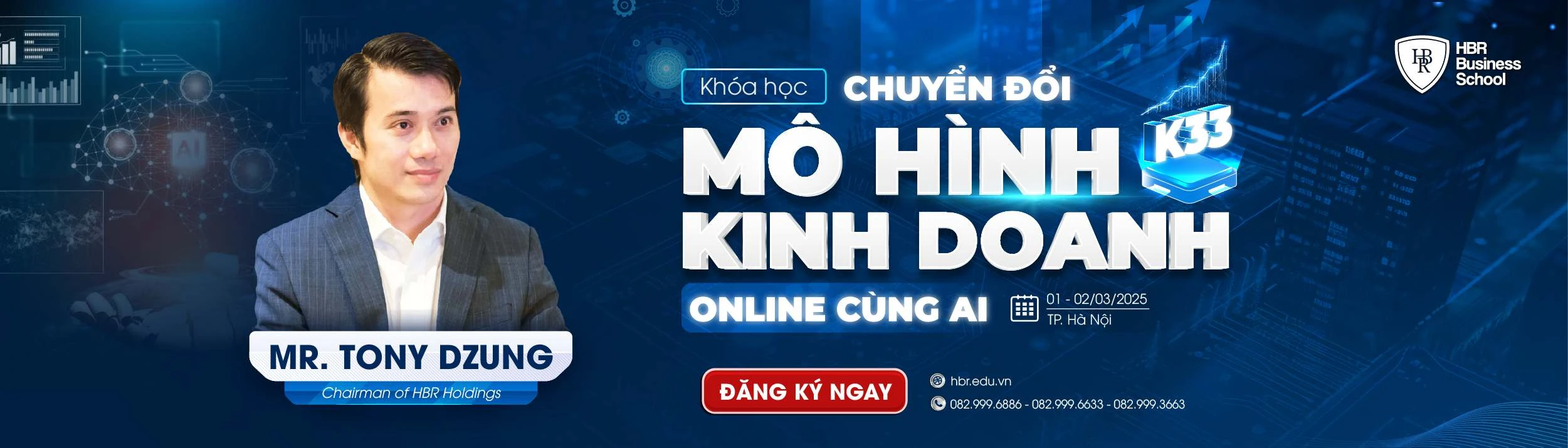 CHUYỂN ĐỔI MÔ HÌNH KINH DOANH ONLINE CÙNG AI K33