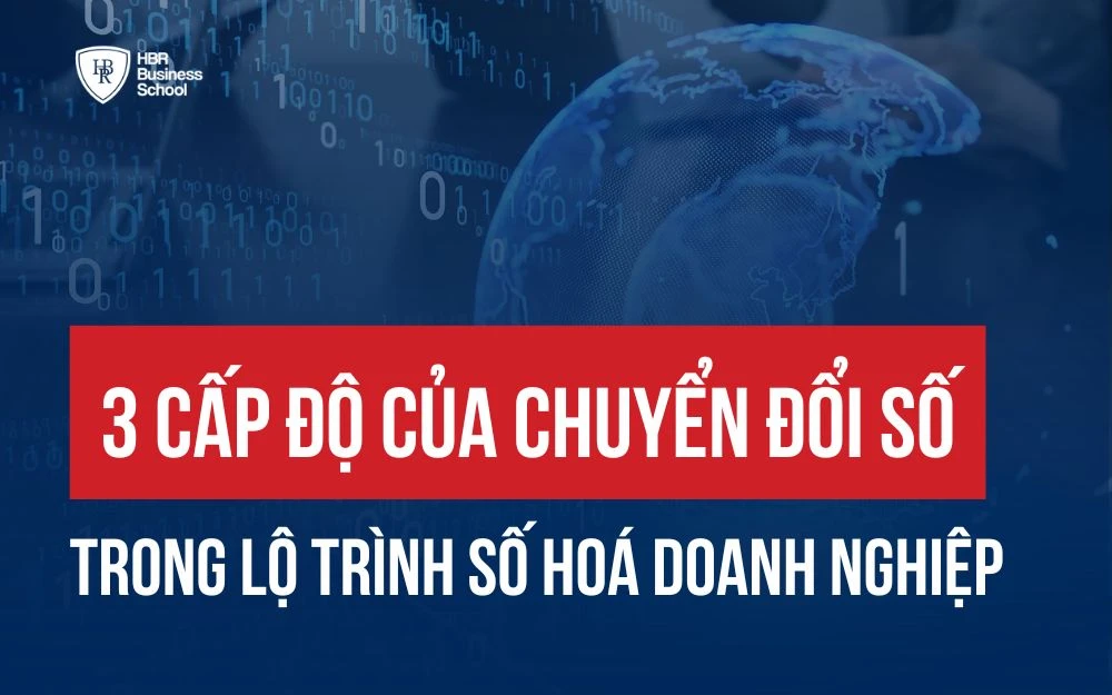 3 CẤP ĐỘ CỦA CHUYỂN ĐỔI SỐ TRONG LỘ TRÌNH SỐ HOÁ DOANH NGHIỆP