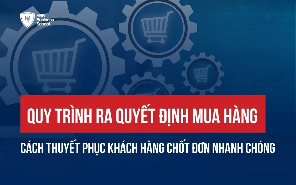 QUY TRÌNH RA QUYẾT ĐỊNH MUA HÀNG: CÁCH THUYẾT PHỤC KHÁCH HÀNG CHỐT ĐƠN NHANH CHÓNG