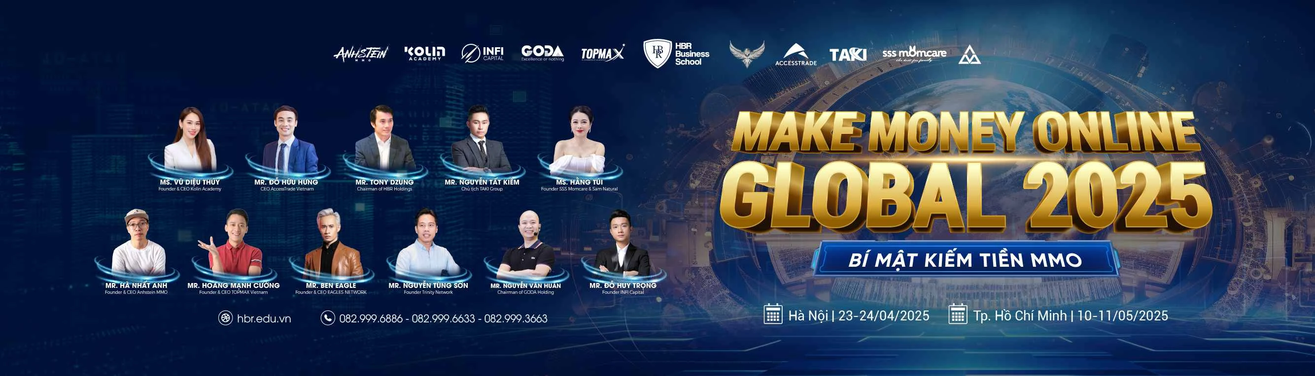 [TP.HCM] MAKE MONEY ONLINE GLOBAL 2025 - BÍ MẬT KIẾM TIỀN MMO