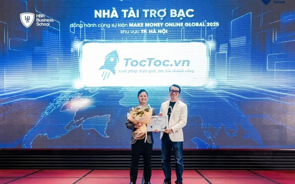 NHÀ TÀI TRỢ BẠC TOCTOC ĐỒNG HÀNH CÙNG MAKE MONEY ONLINE GLOBAL 2025