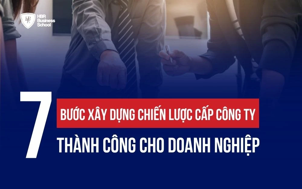 7 BƯỚC XÂY DỰNG CHIẾN LƯỢC CẤP CÔNG TY THÀNH CÔNG CHO DOANH NGHIỆP