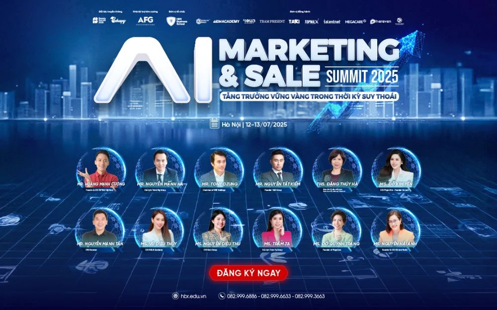 AI MARKETING & SALE SUMMIT 2025: 12 LÝ DO TẠO NÊN SỰ HẤP DẪN