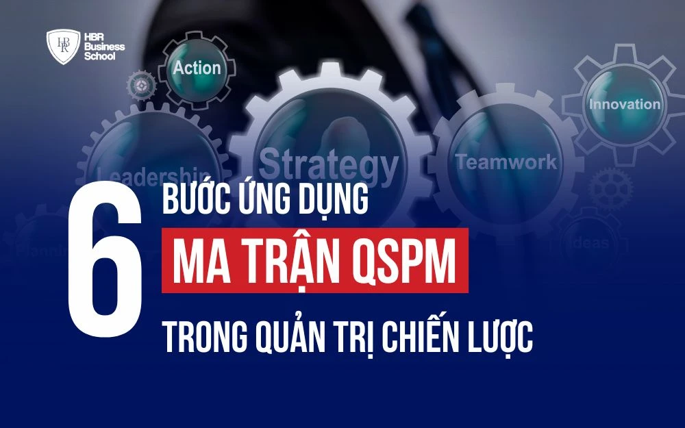 6 BƯỚC ỨNG DỤNG MA TRẬN QSPM TRONG QUẢN TRỊ CHIẾN LƯỢC