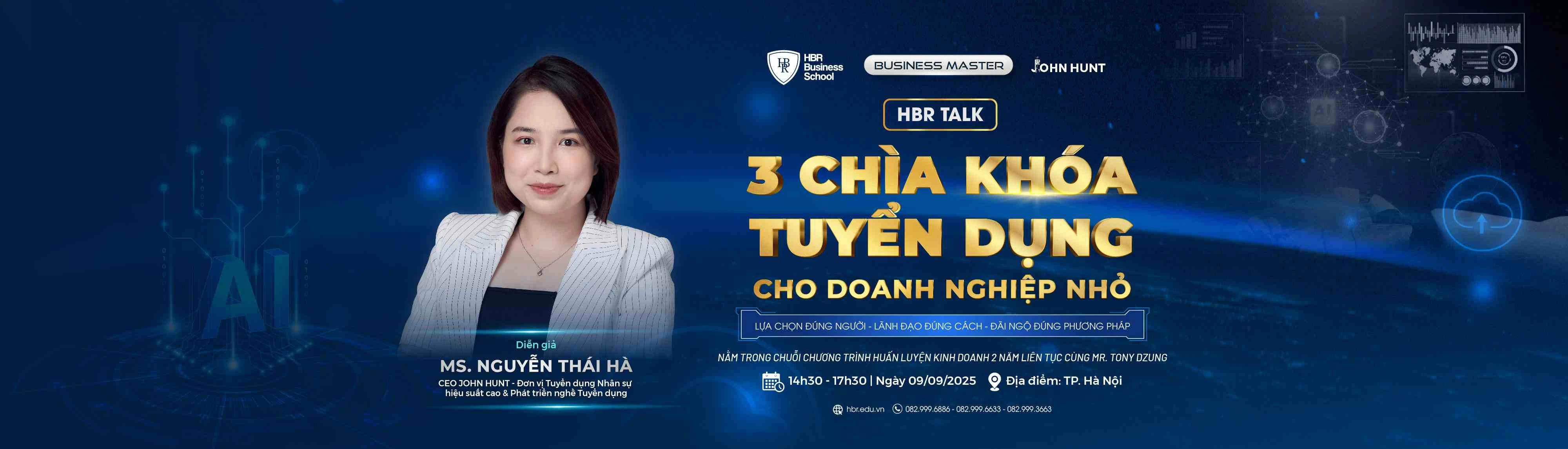 HBR TALK: 3 CHÌA KHOÁ TUYỂN DỤNG CHO DOANH NGHIỆP NHỎ