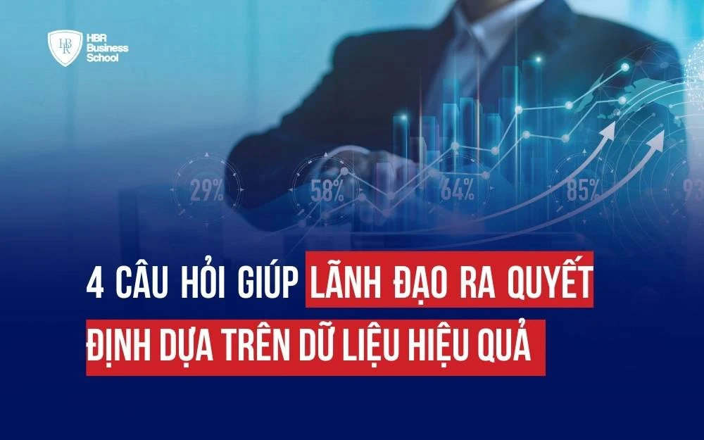 4 CÂU HỎI GIÚP LÃNH ĐẠO RA QUYẾT ĐỊNH DỰA TRÊN DỮ LIỆU HIỆU QUẢ