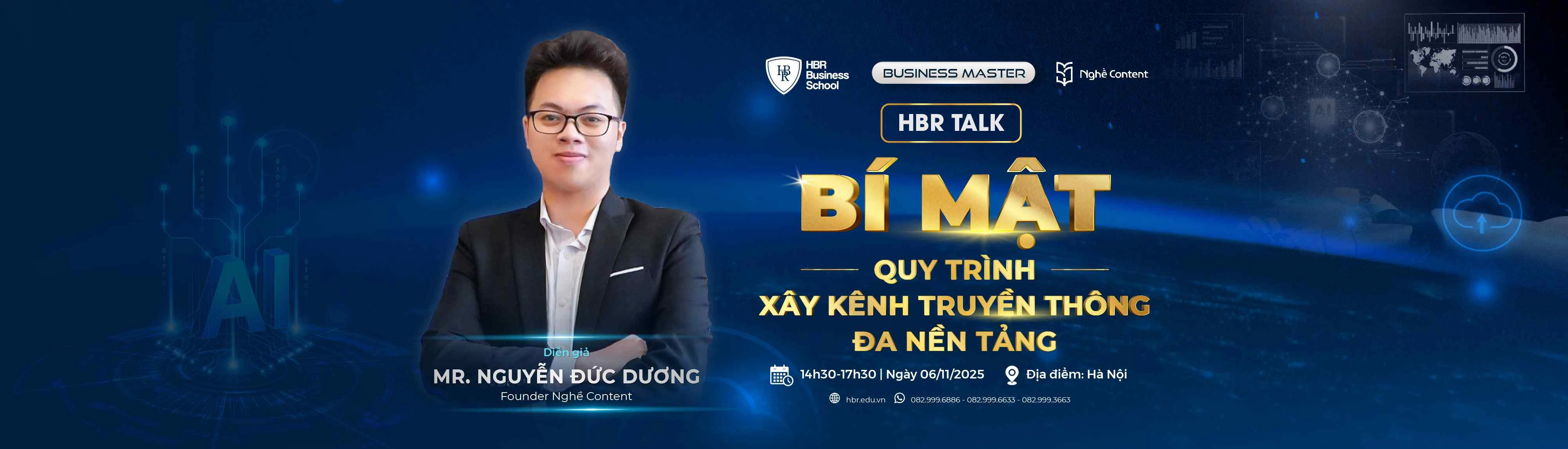 [BM] HBR TALK: BÍ MẬT QUY TRÌNH XÂY KÊNH TRUYỀN THÔNG ĐA NỀN TẢNG