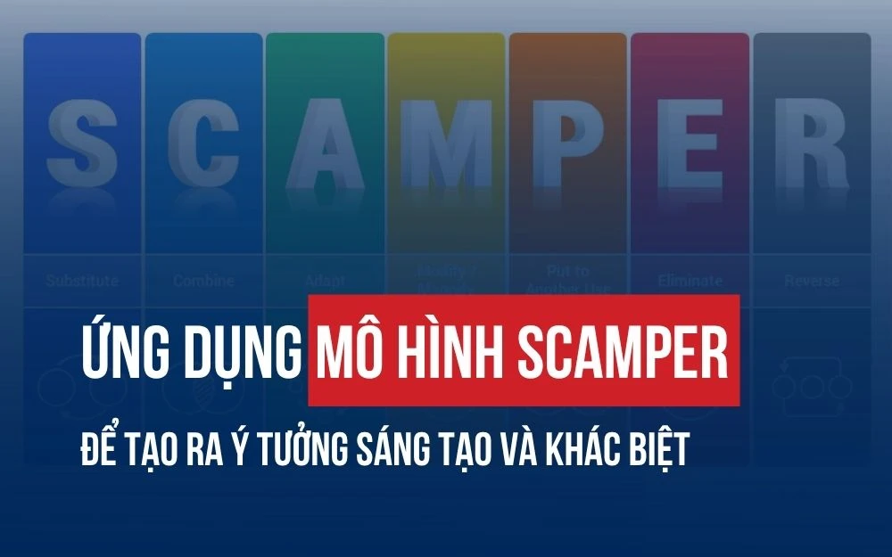 ỨNG DỤNG MÔ HÌNH SCAMPER ĐỂ TẠO RA Ý TƯỞNG SÁNG TẠO VÀ KHÁC BIỆT