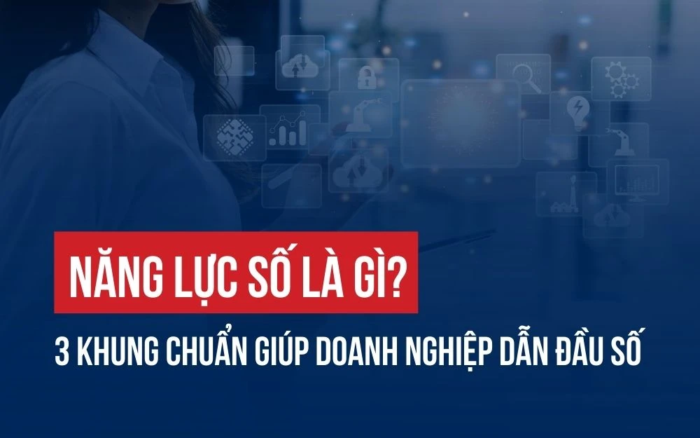 NĂNG LỰC SỐ LÀ GÌ? 3 KHUNG CHUẨN GIÚP DOANH NGHIỆP DẪN ĐẦU SỐ