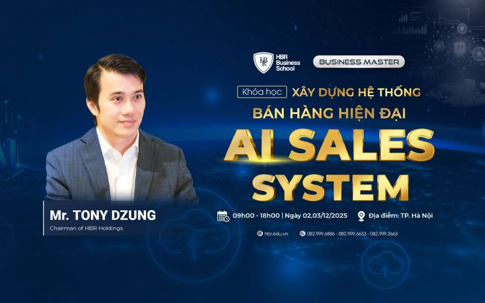 KHÓA HỌC: XÂY DỰNG HỆ THỐNG BÁN HÀNG CHUYÊN NGHIỆP - AI SALES SYSTEM