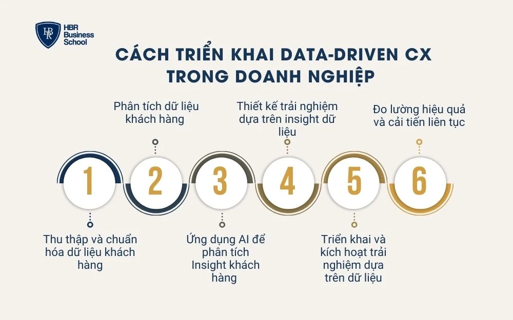 Cách triển khai Data-Driven CX trong doanh nghiệp