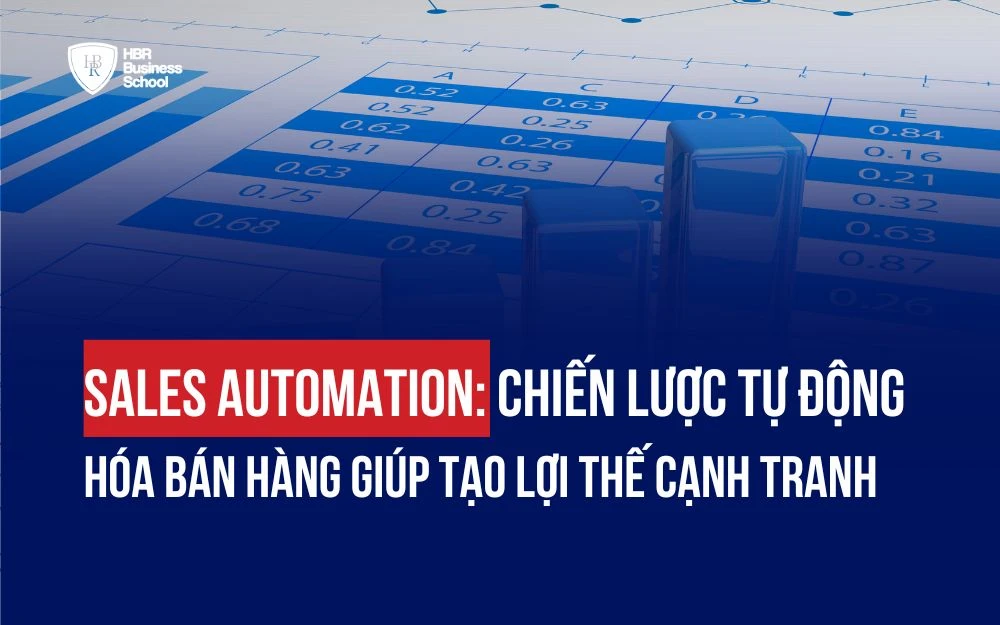 SALES AUTOMATION: CHIẾN LƯỢC TỰ ĐỘNG HÓA BÁN HÀNG GIÚP TẠO LỢI THẾ CẠNH TRANH