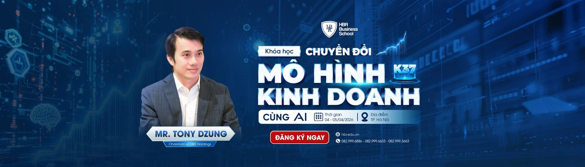 CHUYỂN ĐỔI MÔ HÌNH KINH DOANH CÙNG AI - K37