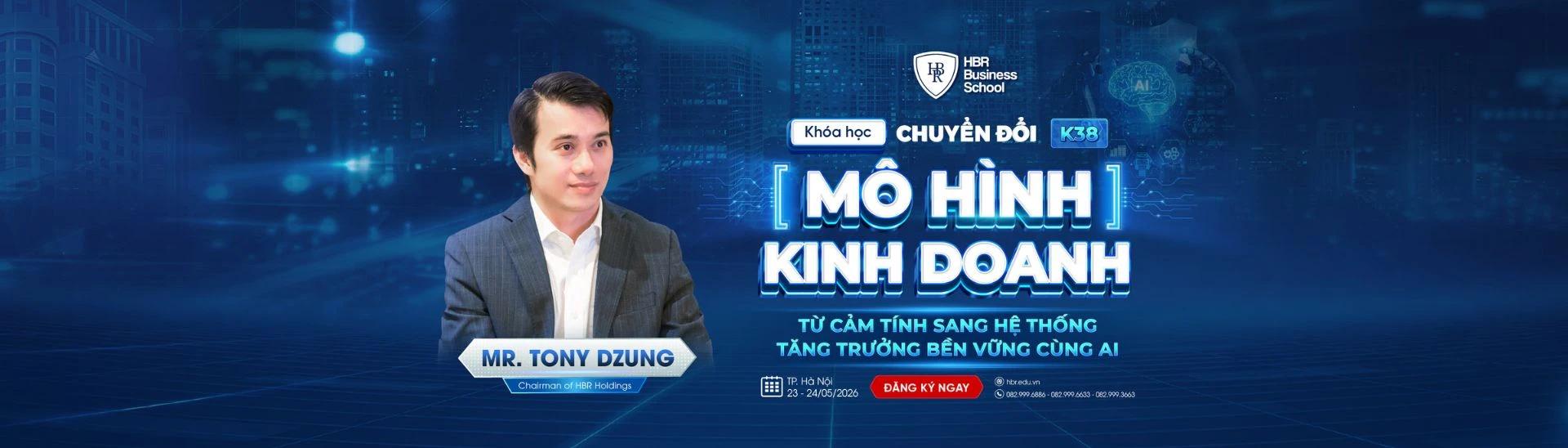 CHUYỂN ĐỔI MÔ HÌNH KINH DOANH CÙNG AI K38
