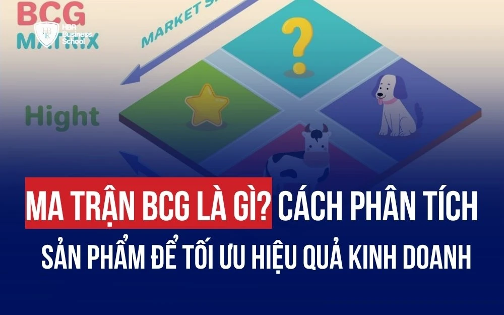 MA TRẬN BCG LÀ GÌ? CÁCH PHÂN TÍCH SẢN PHẨM CHIẾN LƯỢC TĂNG HIỆU QUẢ KINH DOANH