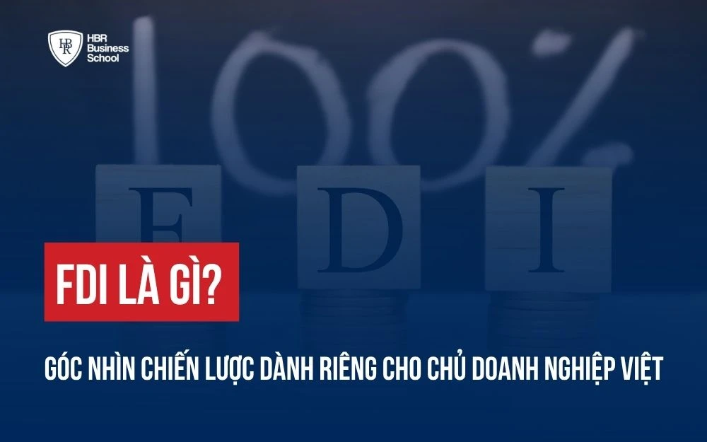 FDI LÀ GÌ? GÓC NHÌN CHIẾN LƯỢC DÀNH RIÊNG CHO CHỦ DOANH NGHIỆP VIỆT