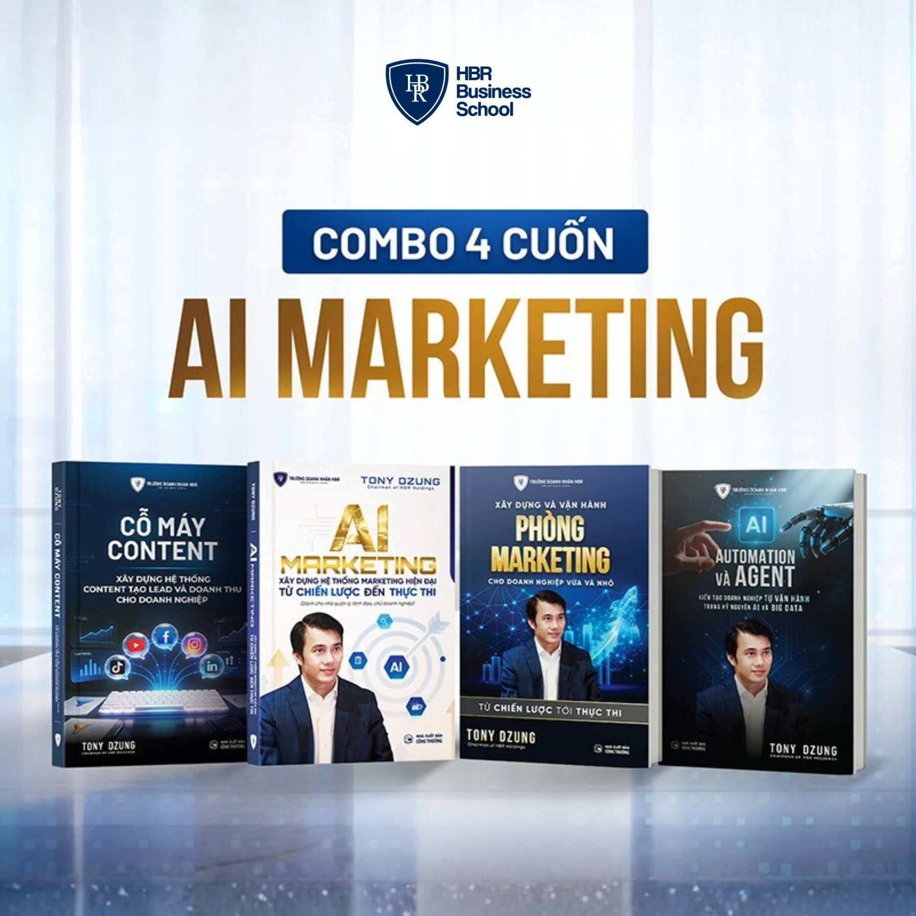 COMBO 4 CUỐN AI MARKETING – XÂY DỰNG HỆ THỐNG MARKETING HIỆN ĐẠI
