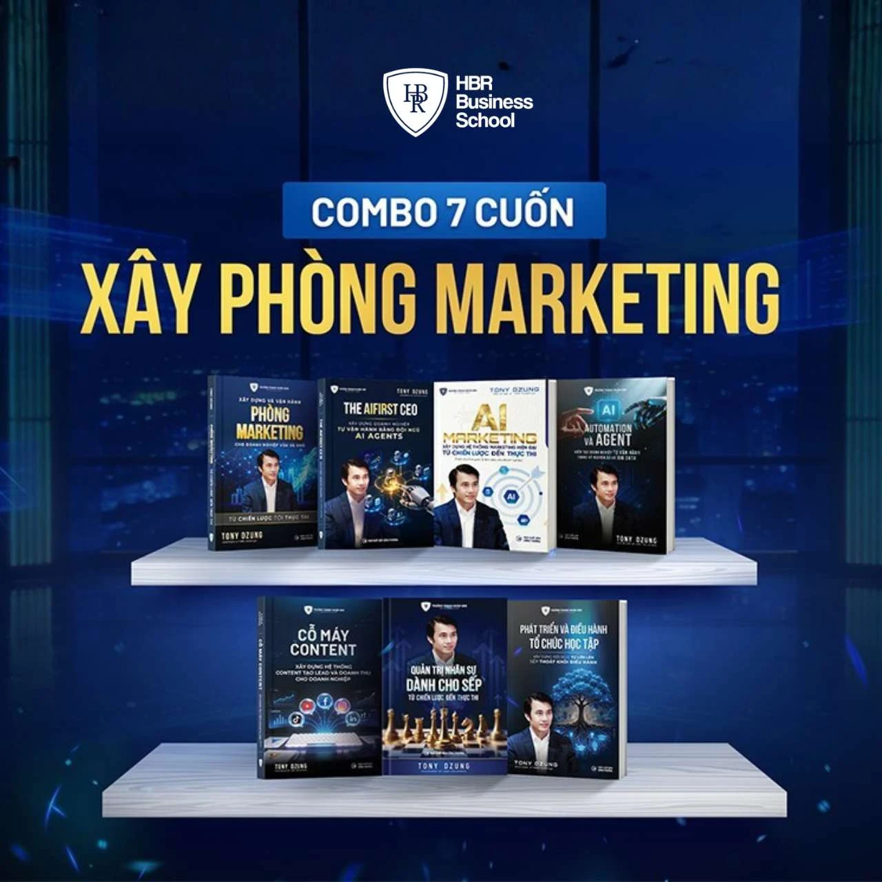 COMBO 7 CUỐN XÂY PHÒNG MARKETING TOÀN DIỆN CHO DOANH NGHIỆP SME