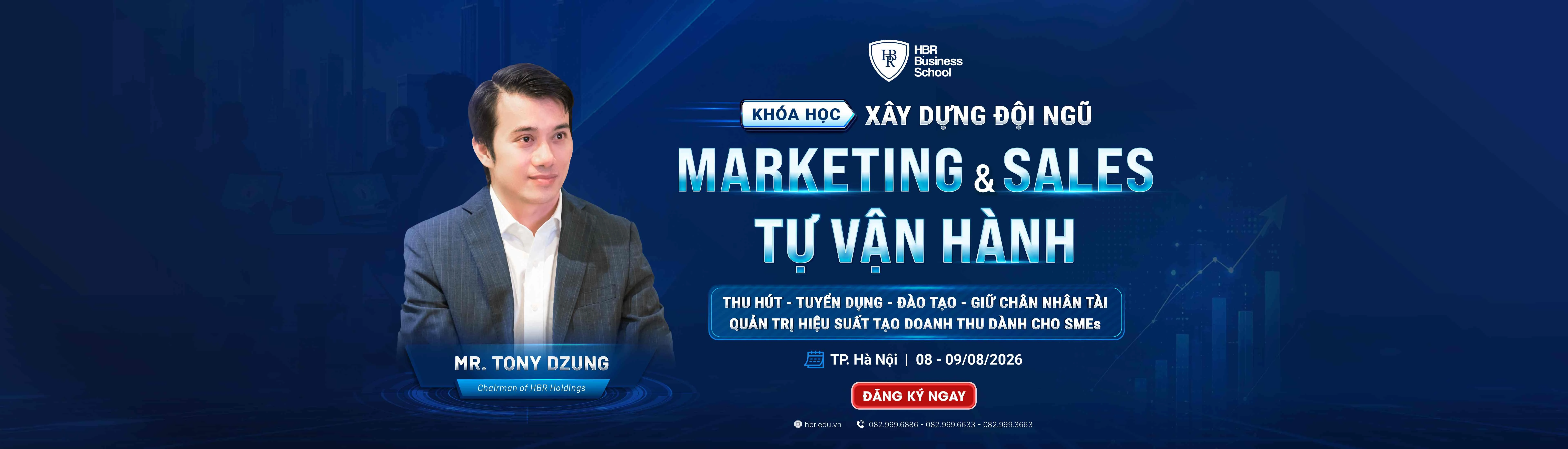 XÂY DỰNG ĐỘI NGŨ MARKETING & SALE TỰ VẬN HÀNH: QUẢN TRỊ HIỆU SUẤT TẠO DOANH THU DÀNH CHO SMES