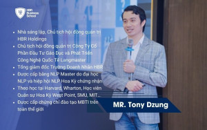 Kinh nghiệm và học vấn của MR. Tony Dzung