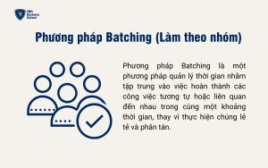 Thế nào là phương pháp Batching trong kỹ năng quản lý thời gian