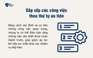 Cách sắp xếp thứ tự công việc