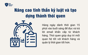 Ví dụ về tạo dựng thói quen giúp tăng kỹ năng quản lý thời gian hiệu quả