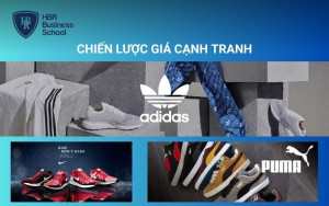 Adidas thực hiện chiến lược giá cạnh tranh với các hãng giày lớn Nike, Puma