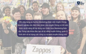 Nhân viên truyền thông của Zappos luôn mang đến trải nghiệm độc đáo cho khách hàng