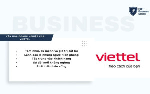 Học hỏi từ văn hóa doanh nghiệp của Viettel- tập đoàn viễn thông lớn nhất Việt Nam