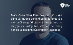 Mark Zuckerberg bắt đầu ngày mới bằng việc lướt Facebook