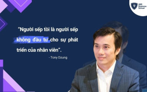 Anh Tony Dzung chia sẻ tầm quan trọng của việc lãnh đạo tạo điều kiện phát triển cho nhân sự