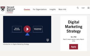 Khóa học chiến lược tiếp thị kỹ thuật số của Harvard Business School
