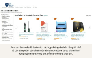 Cách tìm sản phẩm bán chạy trên Amazon bằng Amazon Bestseller