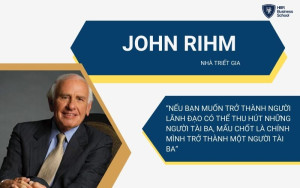 John Rihm nói về tầm quan trọng của chuyên môn trong vai trò của lãnh đạo