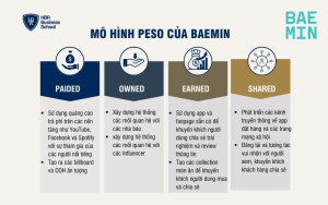 Mô hình PESO của Baemin được vận dụng tối ưu khiến chiến lược truyền thông của thương hiệu luôn được khen ngợi và thảo luận