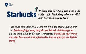 Thành công trong chiến dịch Marketing của Starbucks nhờ xây dựng tính cách thương hiệu
