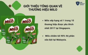 Milo được yêu thích ở nhiều quốc gia như Singapore và Malaysia